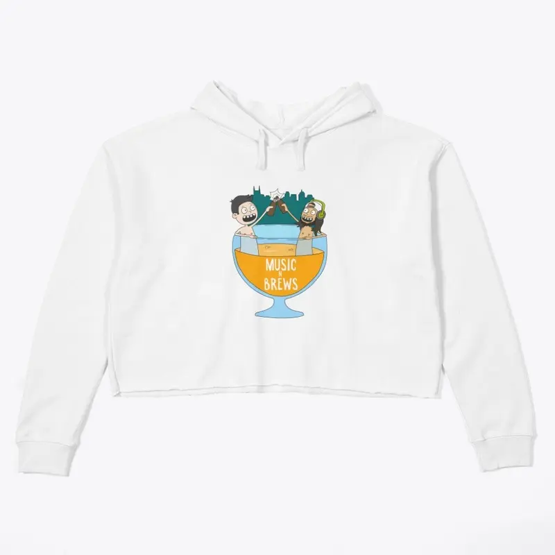 CROP LOGO HOODIE